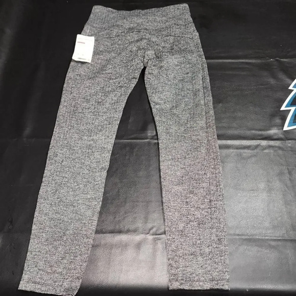 NWT Athleta Womens Heathered Black Mercer Herringbone Tight Pants Small - Picture 2 of 6